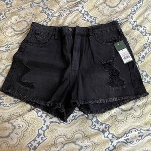 High waist shorts